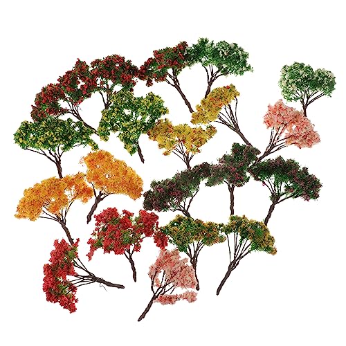 DECORNIJIA 20Stücke Miniatur Bäume für DIY Künstliche Pflanzen für Sandtisch Aquarium Dekoration im Innenraum Zufällige Auswahl von Modellbäumen von DECORNIJIA