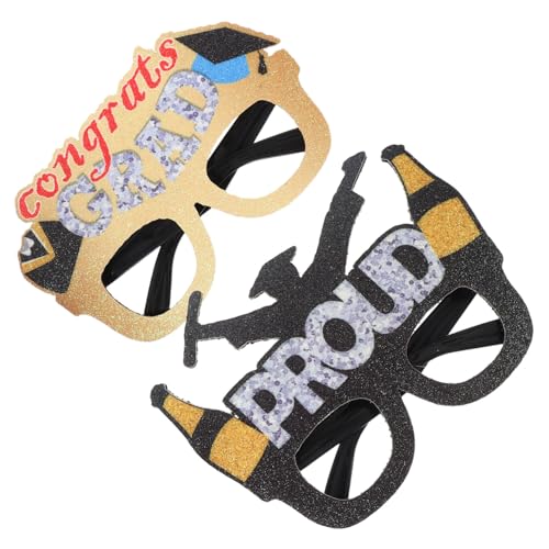 DECORNIJIA 2pcs Abschlussfoto Brille Rahmen Einzigartige Partydekorationen Kreativ Für Zeremonie Partyfoto Requisiten Bequem Zu Tragen DECORNIJIA 2pcs Abschlussfoto Brille Rahmen Einzigartige Partydekorationen Kreativ Für Zeremonie Partyfoto Requisiten Bequem Zu Tragen von DECORNIJIA