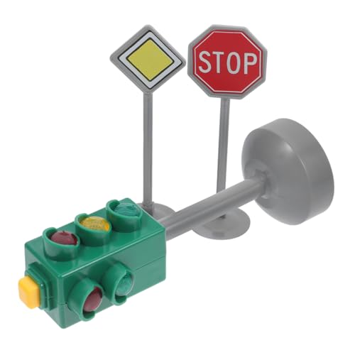 DECORNIJIA 3 Stück Verkehrs Lernspielzeug Ampeldekor Intelligente Ampel Stopplichtlampe Mini Ampel Ampel Gunst Verkehrsstopplichter Ampel Spielzeugzuglampe von DECORNIJIA