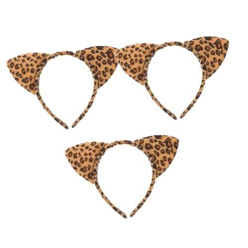 DECORNIJIA 3Stücke Teiliges Leoparden Stirnband für Tiermuster Haarband mit Flexiblem Design für Partys Karneval und Besondere Anlässe Hochwertiges Material Stabil DECORNIJIA 3Stücke Teiliges Leoparden Stirnband für Tiermuster Haarband mit Flexiblem Design für Partys Karneval und Besondere Anlässe Hochwertiges Material Stabil von DECORNIJIA