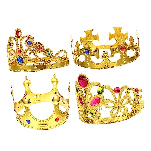 DECORNIJIA 4 Stück Kindergeburtstag Party Teiliges Glänzende Strass Diademe Kopfschmuck für Mädchen Verstellbar und Bequem für Kostüm Bühne und Feierliche Anlässe DECORNIJIA 4 Stück Kindergeburtstag Party Teiliges Glänzende Strass Diademe Kopfschmuck für Mädchen Verstellbar und Bequem für Kostüm Bühne und Feierliche Anlässe von DECORNIJIA