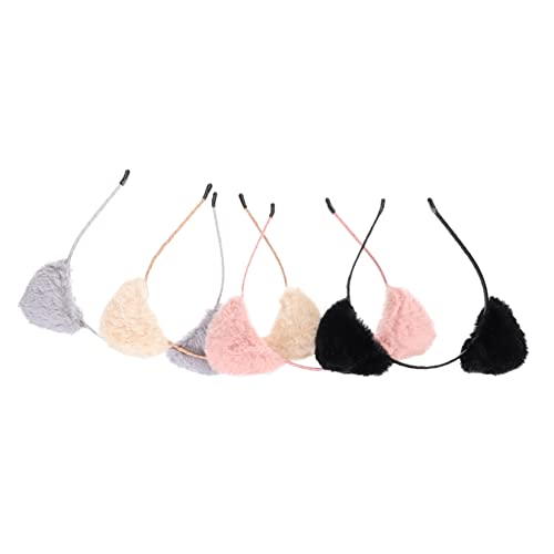 DECORNIJIA 4 Stück Teiliges Katzenohren Haarreif für Plüsch Kopfband Cosplay Zubehör Beige und Schwarz für Karneval Partys und Besondere Anlässe DECORNIJIA 4 Stück Teiliges Katzenohren Haarreif für Plüsch Kopfband Cosplay Zubehör Beige und Schwarz für Karneval Partys und Besondere Anlässe von DECORNIJIA