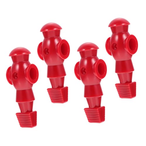 DECORNIJIA 4 Stück Tischfußball Ersatzspieler Teiliges Mechanische Fußballspieler aus Resin Glatte Oberfläche Langlebig Kompatibel mit Meisten Tischkicker Modellen Installieren von DECORNIJIA