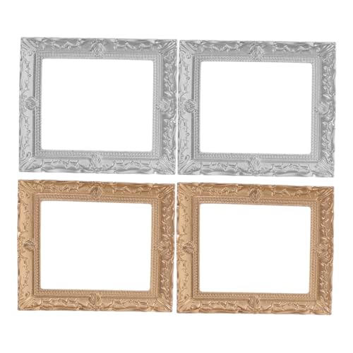 DECORNIJIA 4 Teiliges Puppenhaus Zubehör Fotorahmen Modell Dekorative Bilderrahmen Winziger Fotorahmen Basteln Kleine Bilderrahmen Kleine Fotorahmen Mini Fotorahmen Kleine DECORNIJIA 4 Teiliges Puppenhaus Zubehör Fotorahmen Modell Dekorative Bilderrahmen Winziger Fotorahmen Basteln Kleine Bilderrahmen Kleine Fotorahmen Mini Fotorahmen Kleine von DECORNIJIA