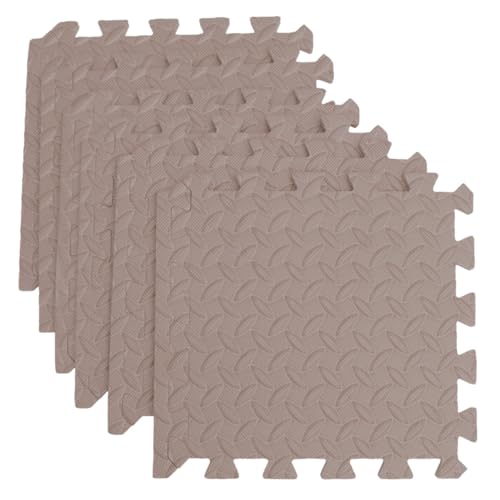 DECORNIJIA 6 Stück Teiliges Eva Puzzlematte mit Blättermuster rutschfest Gepolstert Schützender Bodenschutz für Wohnzimmer Kinderzimmer Eingangsbereiche in DECORNIJIA 6 Stück Teiliges Eva Puzzlematte mit Blättermuster rutschfest Gepolstert Schützender Bodenschutz für Wohnzimmer Kinderzimmer Eingangsbereiche in von DECORNIJIA