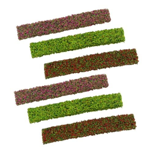 DECORNIJIA 6 Stück Teiliges Miniatur Sträucher Mix mit Roten Gelben Roten Blüten Natürliche Modellbäume für DIY Landschaftsbau Architektur und Eisenbahn Dioramen Realistische DECORNIJIA 6 Stück Teiliges Miniatur Sträucher Mix mit Roten Gelben Roten Blüten Natürliche Modellbäume für DIY Landschaftsbau Architektur und Eisenbahn Dioramen Realistische von DECORNIJIA