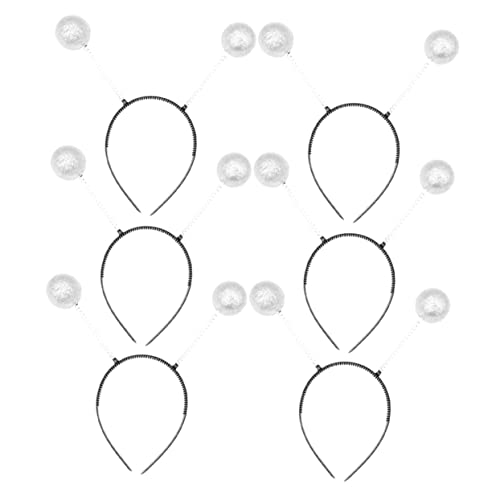 DECORNIJIA 6Stücke Schaumkugel Haarreif Glitzer Haarband für Kostümpartys Kopfbedeckung mit Einzigartigem Design Langlebig und Einfach für Karneval DECORNIJIA 6Stücke Schaumkugel Haarreif Glitzer Haarband für Kostümpartys Kopfbedeckung mit Einzigartigem Design Langlebig und Einfach für Karneval von DECORNIJIA