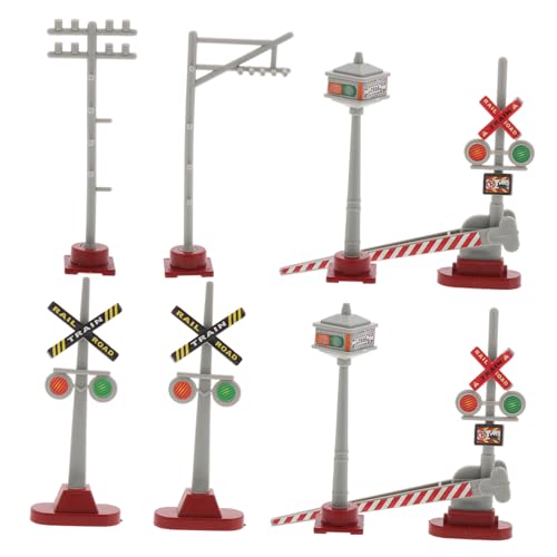 DECORNIJIA 8stücke Modellmikrolicht Für Eisenbahnmodell Mini-signalleuchte Passend Für Sandtisch Landschaftsmodell Architektur-modellzug-Dekoration von DECORNIJIA