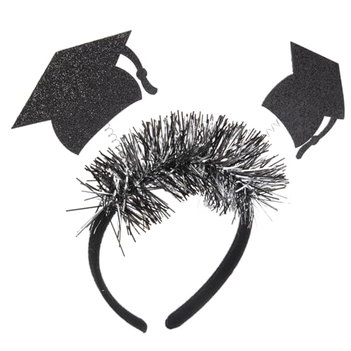 DECORNIJIA Abschluss Haarreif mit Doktorhut Quaste Langlebiger Komfortabler Kopfschmuck für Erwachsene Dekoratives Stirnband für Graduierung Party Fotos und Feierliche Anlässe DECORNIJIA Abschluss Haarreif mit Doktorhut Quaste Langlebiger Komfortabler Kopfschmuck für Erwachsene Dekoratives Stirnband für Graduierung Party Fotos und Feierliche Anlässe von DECORNIJIA