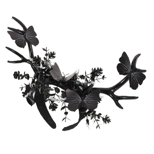 DECORNIJIA Antler Headband für Halloween Schwarzes Themen Stirnband für Damen Kostümzubehör für Partys und Feste Leicht und Einfach zu Tragen Perfektes Accessoire für Unvergessliche DECORNIJIA Antler Headband für Halloween Schwarzes Themen Stirnband für Damen Kostümzubehör für Partys und Feste Leicht und Einfach zu Tragen Perfektes Accessoire für Unvergessliche von DECORNIJIA