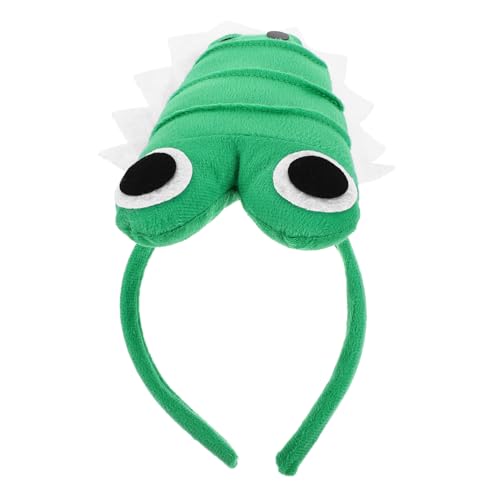 DECORNIJIA Cartoon Krokodil Stirnband aus Plüsch für Halloween Kostüm Party Bequemes Kopfband für Frauen und Männer Modisches Cosplay Haarreifen für Geburtstagsfeiern und Festivals von DECORNIJIA