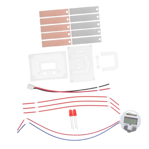 DECORNIJIA DIY Obstbatterie Experimentierset für Elektronik Physik Bausatz zum Stromerzeugen mit Früchten für Schulunterricht Zuhause und Naturwissenschaftliche Experimente von DECORNIJIA