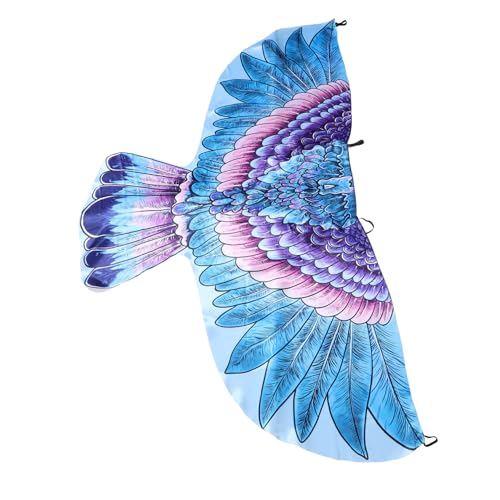 DECORNIJIA Einstellbarer Adlerflügel Umhang für Erwachsene Mehrfarbiges Party Kostüm Zubehör Bequemes Cosplay Cape mit Verstellbaren Schulterriemen für Halloween Karneval und Fasching von DECORNIJIA