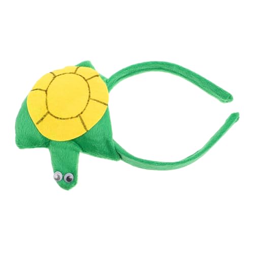 DECORNIJIA Fluffy Schildkröten stirnband Kuscheliges Cosplay kostüm Haarreif für Erwachsene und Party accessoire für Fasching und Festlichkeiten von DECORNIJIA