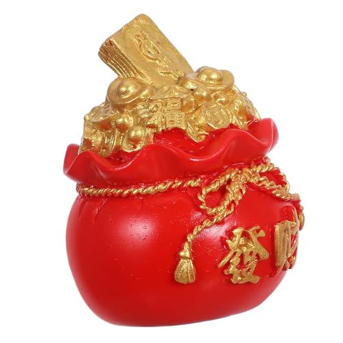 DECORNIJIA Glänzende Feng Shui Geldbeutel Figur Auto Rückspiegel Ornament Langlebige Harz Dekoration für Innenraum Glücksbringer für Wohlstand und im Auto Büro und Zuhause DECORNIJIA Glänzende Feng Shui Geldbeutel Figur Auto Rückspiegel Ornament Langlebige Harz Dekoration für Innenraum Glücksbringer für Wohlstand und im Auto Büro und Zuhause von DECORNIJIA