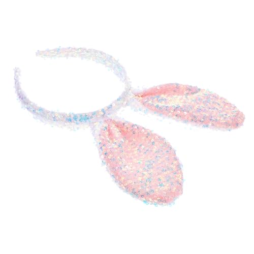 DECORNIJIA Glitzerndes Bunny Ohren Haarreif Weiß Weicher Stirnband für Ostern Party Vielseitiges Hasenohren Accessoire Bequem und Dekorativ für Kostüm und Fotoshooting DECORNIJIA Glitzerndes Bunny Ohren Haarreif Weiß Weicher Stirnband für Ostern Party Vielseitiges Hasenohren Accessoire Bequem und Dekorativ für Kostüm und Fotoshooting von DECORNIJIA