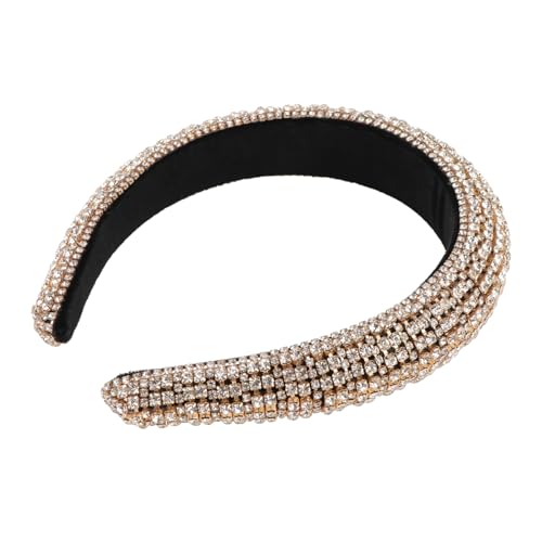 DECORNIJIA Goldenes Barock Stirnband mit Kristallen Haarschmuckstück für für Partys und Besondere Anlässe Funkelnde Rhinestone Dekoration Leicht und Langlebig DECORNIJIA Goldenes Barock Stirnband mit Kristallen Haarschmuckstück für für Partys und Besondere Anlässe Funkelnde Rhinestone Dekoration Leicht und Langlebig von DECORNIJIA