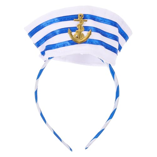 DECORNIJIA Haarreif Marineblau Matrosen Kostümzubehör für Partys Einzigartiger Haarreif für Halloween Karneval Cosplay und Themenfeiern für und Maskeraden Auffälliges Accessoire für Jede DECORNIJIA Haarreif Marineblau Matrosen Kostümzubehör für Partys Einzigartiger Haarreif für Halloween Karneval Cosplay und Themenfeiern für und Maskeraden Auffälliges Accessoire für Jede von DECORNIJIA