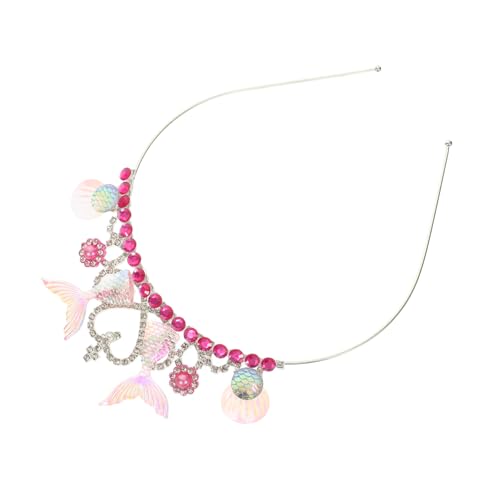 DECORNIJIA Haarschmuck Stirnband für Glitzernde Krone mit Strasssteinen Kopfschmuck für Partys Festivals und Cosplay Leuchtendem von DECORNIJIA