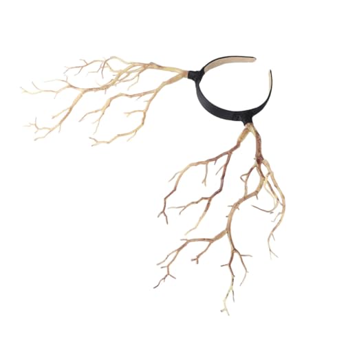 DECORNIJIA Halloween Kopfschmuck Hexenhorn Stirnband Leichtes Haarschmuck Partyaccessoire für Damen Karneval Karneval Party von DECORNIJIA