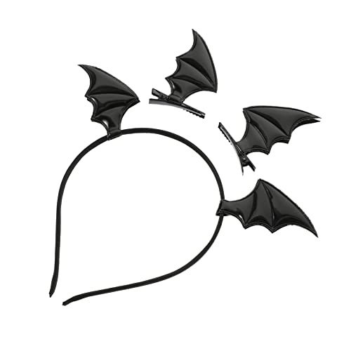 DECORNIJIA Halloween Stirnband mit Fledermausflügeln und Clips Leichtes Party Haaraccessoire für Damen Komfortabel Einzigartiges Design für Halloween Masquerade und Cosplay Veranstaltungen DECORNIJIA Halloween Stirnband mit Fledermausflügeln und Clips Leichtes Party Haaraccessoire für Damen Komfortabel Einzigartiges Design für Halloween Masquerade und Cosplay Veranstaltungen von DECORNIJIA