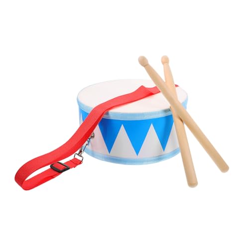 DECORNIJIA Holzspielzeug Schlagzeug für Kleinkinder Handliche Snare Drum mit Dreiecksmuster Sicheres Musikalisches Percussion Instrument aus Holz und Polyester Frühe Musikerziehung für DECORNIJIA Holzspielzeug Schlagzeug für Kleinkinder Handliche Snare Drum mit Dreiecksmuster Sicheres Musikalisches Percussion Instrument aus Holz und Polyester Frühe Musikerziehung für von DECORNIJIA