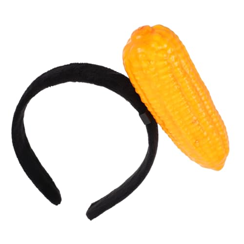 DECORNIJIA Lustiges Mais Stirnband aus Weichem Plüsch Bequemer Kopfschmuck für Weihnachtsfeier Geburtstags Party Zubehör Einzigartiger Haarreifen für Festliche Anlässe und Kostüme von DECORNIJIA