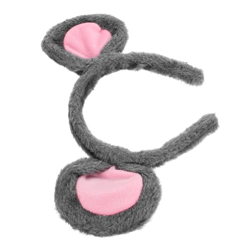DECORNIJIA Mäuseohren Haarreif aus Plüsch Bequemes Rutschfestes Halloween Kostümzubehör Vielseitiges Cosplay Stirnband für Party Fasching Rollenspiele für Erwachsene DECORNIJIA Mäuseohren Haarreif aus Plüsch Bequemes Rutschfestes Halloween Kostümzubehör Vielseitiges Cosplay Stirnband für Party Fasching Rollenspiele für Erwachsene von DECORNIJIA