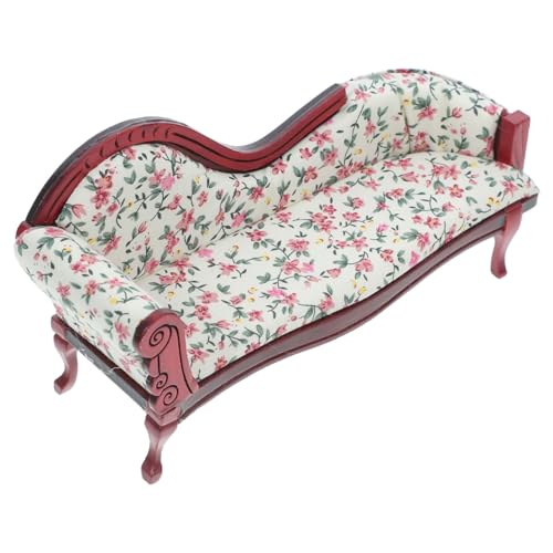 DECORNIJIA Maßstab Sofa für Puppenhaus Möbel Couch für Vintage Räume Dekorative Accessoires DECORNIJIA Maßstab Sofa für Puppenhaus Möbel Couch für Vintage Räume Dekorative Accessoires von DECORNIJIA