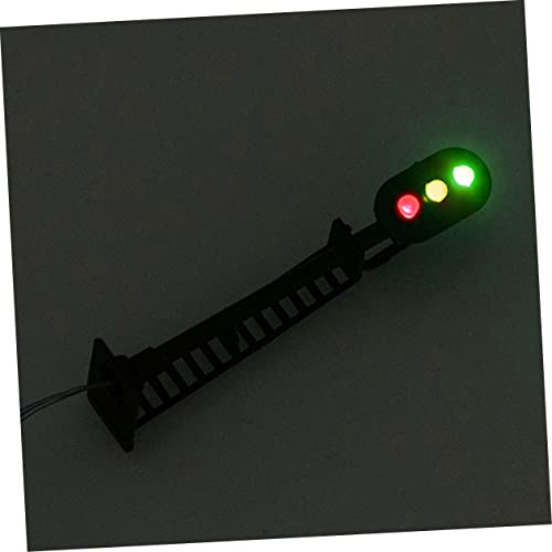 DECORNIJIA Modell Eisenbahn Signalleuchte Grün Gelb Rot Miniatur Verkehrsampel LED Licht Schmuck für Sandtisch Landschaftsbau Realistische Bahnsignal Dekoration DECORNIJIA Modell Eisenbahn Signalleuchte Grün Gelb Rot Miniatur Verkehrsampel LED Licht Schmuck für Sandtisch Landschaftsbau Realistische Bahnsignal Dekoration von DECORNIJIA