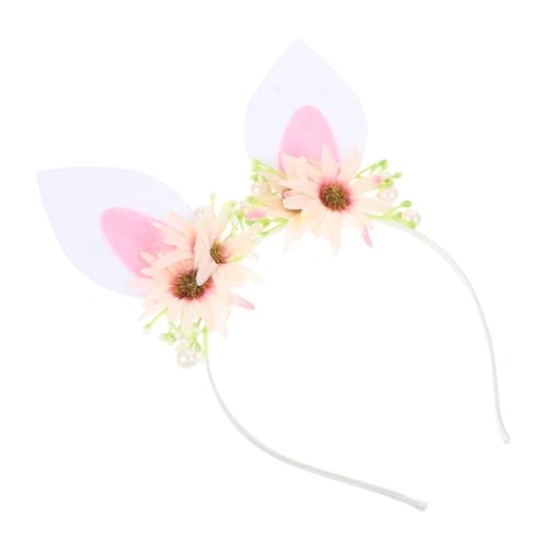 DECORNIJIA Niedriger Leichter Hasenohren Haarreif mit Kreativer Blütendekoration Bequemes Stirnband für Mädchen und Jugendliche für Halloween Party Karneval und Festliche Anlässe DECORNIJIA Niedriger Leichter Hasenohren Haarreif mit Kreativer Blütendekoration Bequemes Stirnband für Mädchen und Jugendliche für Halloween Party Karneval und Festliche Anlässe von DECORNIJIA