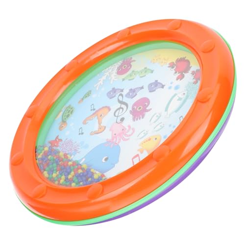DECORNIJIA Ocean Drum Große Percussion Trommel Orange Sicheres Musikinstrument mit Glatter Oberfläche Robustes Wellen Trommelspielzeug für Eltern Junge Mädchen Interaktion und Frühe DECORNIJIA Ocean Drum Große Percussion Trommel Orange Sicheres Musikinstrument mit Glatter Oberfläche Robustes Wellen Trommelspielzeug für Eltern Junge Mädchen Interaktion und Frühe von DECORNIJIA