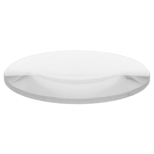 DECORNIJIA Optische Konvexe Linse Brennweite Glaslinse für Physikunterricht Solarheizung DIY Experiment Vielseitige Vergrößerungslupe von DECORNIJIA