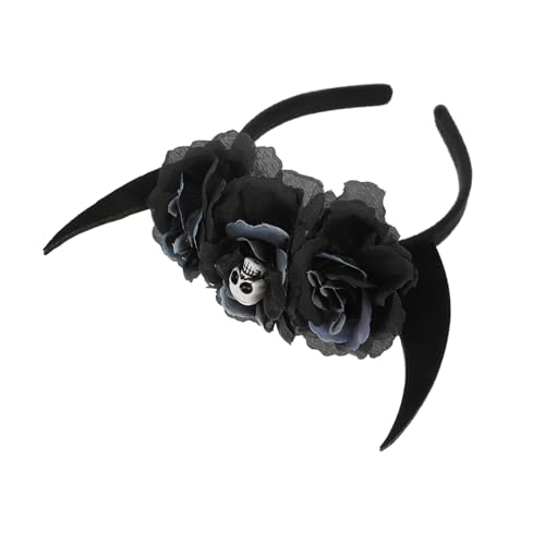 DECORNIJIA Ox Horn Headband Halloween Kostüm Haarreif Leichtes Teufelshorn Haaraccessoire für Karneval Cosplay Party und Erwachsene von DECORNIJIA