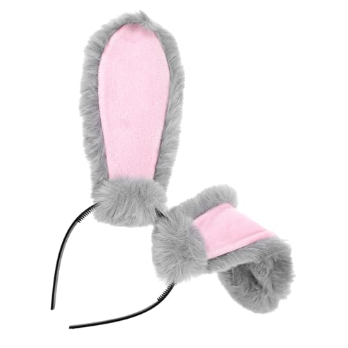 DECORNIJIA Plüsch Hasenohren Haarreif Bunny Ohr Haarband Cosplay Party Haarschmuck Damen DECORNIJIA Plüsch Hasenohren Haarreif Bunny Ohr Haarband Cosplay Party Haarschmuck Damen von DECORNIJIA