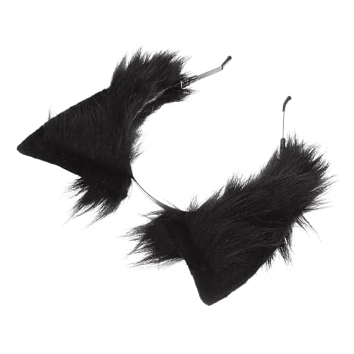 DECORNIJIA Plüsch Katzenohren Haarreif Flauschiges Stirnband Niedlicher Haarschmuck für Damen und Cosplay Party Karneval Kostüm Zubehör von DECORNIJIA