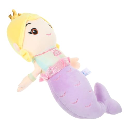 DECORNIJIA Plüsch Meerjungfrau Puppe Weiches Kuscheltier mit PP Baumwolle Füllung Schlafspielzeug für Mädchen Wohnkultur von DECORNIJIA