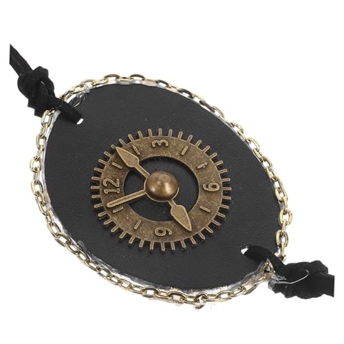 DECORNIJIA Retro Single Eye Patch mit design Atmungsaktives Leichtes Augenpflaster für Erwachsene Party accessoire und Cosplay Komfortabel und Einfach Tragbar Zufällige Zufällige Farbe von DECORNIJIA