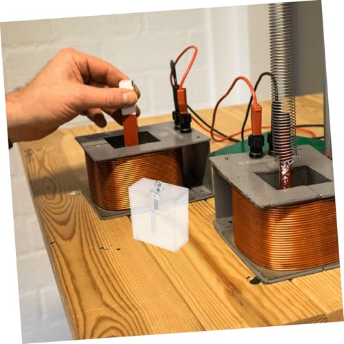 DECORNIJIA Statisches Elektrizitäts experimentiergerät Kunststoff Elektroskop Physik Lernspielzeug für Elektromagnetismus Unterricht Mittelschule Praktische Demonstration von DECORNIJIA