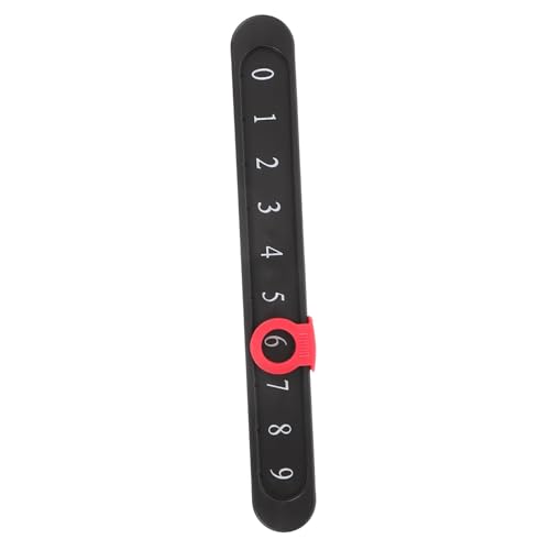 DECORNIJIA Tischfussball Score Counter aus Langlebigem Kunststoff Praktischer Tischkicker Zähler Multifunktionaler Scorekeeper für Tischfußball Tragbarer Spielstandsanzeiger Schwarz von DECORNIJIA