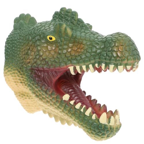 DECORNIJIA Weiche Dinosaurier Handpuppe aus Kunststoff Interaktives für Lebendige Farben Geeignet für Rollenspiele und Geschichten Erzählen Pädagogisches für Jungen und Mädchen von DECORNIJIA