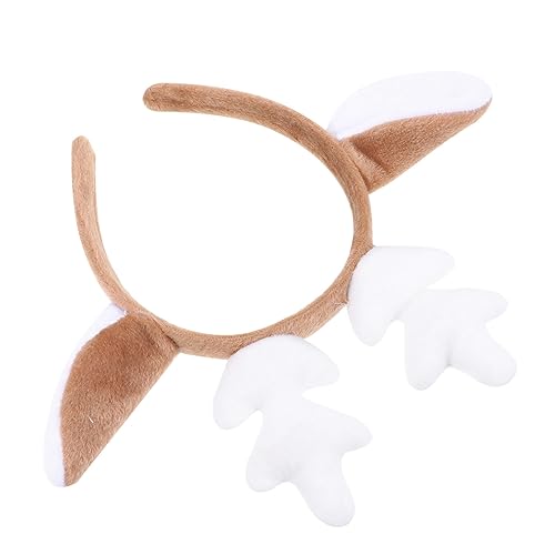 DECORNIJIA Weihnachtliches Rentier Geweih Haarreif für Mädchen Niedlicher Dekorativer Haarreifen Einzigartiges Party Kostümzubehör für Weihnachten Karneval und Festliche Feiern von DECORNIJIA