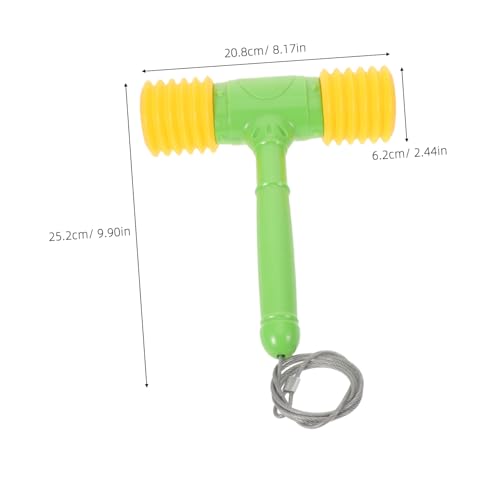 DECORNIJIA Whacking Toy Mallet Kunststoff Hammer Pounding Ergonomisch Kompakt Leicht Tragbar Für Whack Moles Game Familienfeiern Partyspaß Gelb von DECORNIJIA