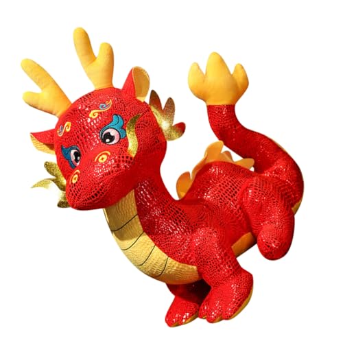 DECORNIJIA Zodiac Dragon Doll Drache Plüschpuppe Drache Niedliche Kuscheltiere Drachenpuppe Drachendekor Dekoration Drache Stoffpuppe Im Chinesischen Stil Rot Pp Baumwolle DECORNIJIA Zodiac Dragon Doll Drache Plüschpuppe Drache Niedliche Kuscheltiere Drachenpuppe Drachendekor Dekoration Drache Stoffpuppe Im Chinesischen Stil Rot Pp Baumwolle von DECORNIJIA