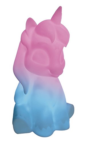 Lexibook, Decotech®, Einhorn-Nachtlicht für Kinderzimmer, Farbwechsel, sanftes Licht, stoßfest, Batterie oder Micro-USB-Kabel, Weiß/Multicolour, NLJ008 von Lexibook