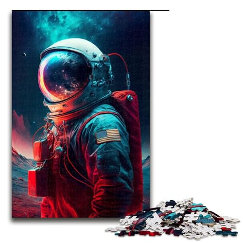 1000 Teile Puzzle „Jenseits der Sterne Astronauten-Puzzle aus Holz anspruchsvolles Denkspiel für Teenager unterhaltsames Familienspiel interaktives Spiel 75 x 50 cm 1000 Teile Puzzle „Jenseits der Sterne Astronauten-Puzzle aus Holz anspruchsvolles Denkspiel für Teenager unterhaltsames Familienspiel interaktives Spiel 75 x 50 cm von DEEPPAPEU