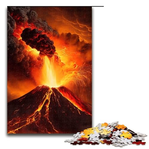 1000 Teile Puzzle Berg Fuji Japan Holzpuzzle Anspruchsvolles Denkspiel für Teenager Familienspaß Interaktives Spiel 1000 Teile (75 x 50 cm) von DEEPPAPEU