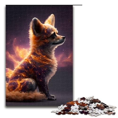 1000 Teile Puzzle Chihuahua Holzpuzzle Anspruchsvolles Denkspiel für Teenager Familienspaß Interaktives Spiel 1000 Teile (75x50cm) von DEEPPAPEU