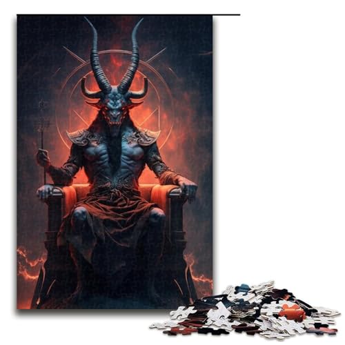 1000 Teile Puzzle Dark Lord Holzpuzzles Anspruchsvolles Denkspiel für Teenager Familienspaß Interaktives Spiel 1000 Teile (75x50cm) von DEEPPAPEU