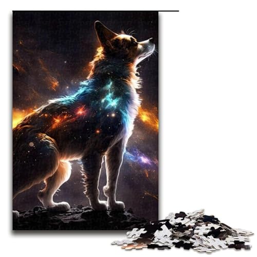 1000 Teile Puzzle Füchse Holzpuzzle Anspruchsvolles Denkspiel für Teenager Familienspaß Interaktives Spiel (75x50cm) von DEEPPAPEU